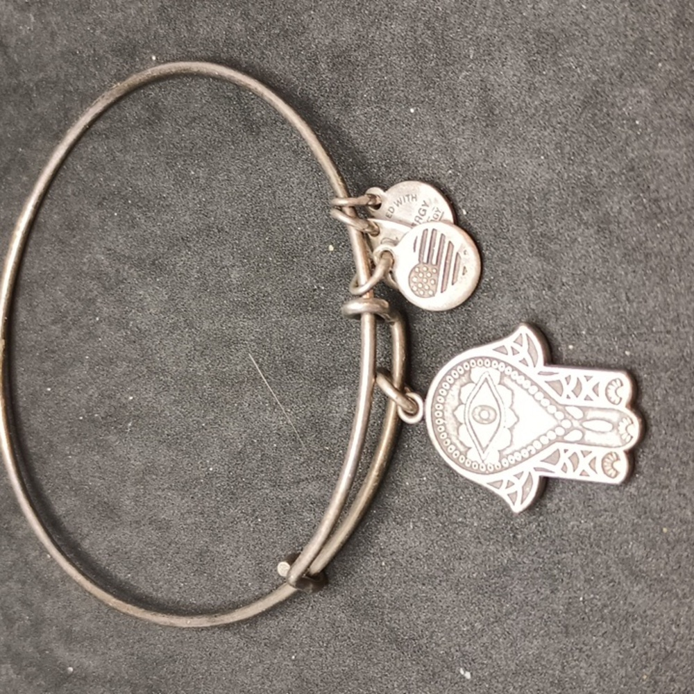 Alex and Ani hand of Fatima charm bracelet